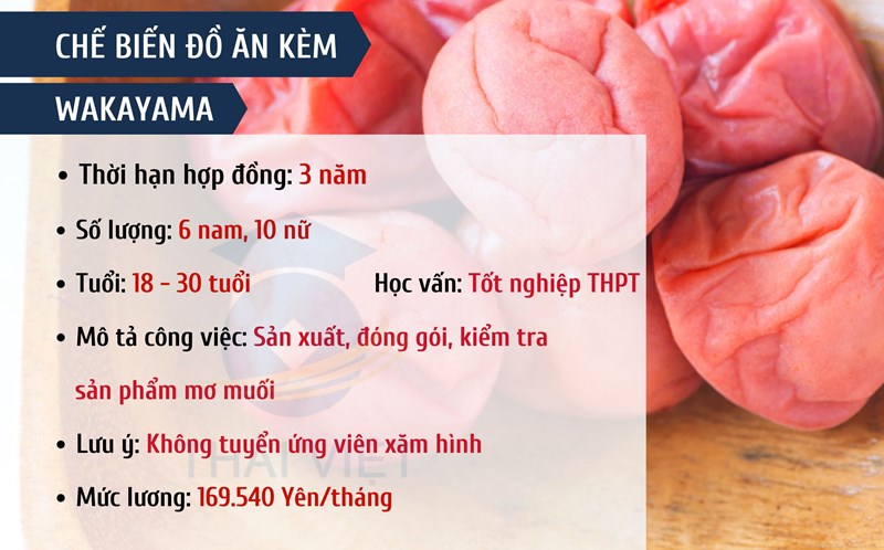 ĐƠN HÀNG CHẾ BIẾN ĐỒ ĂN KÈM - WAKAYAWA